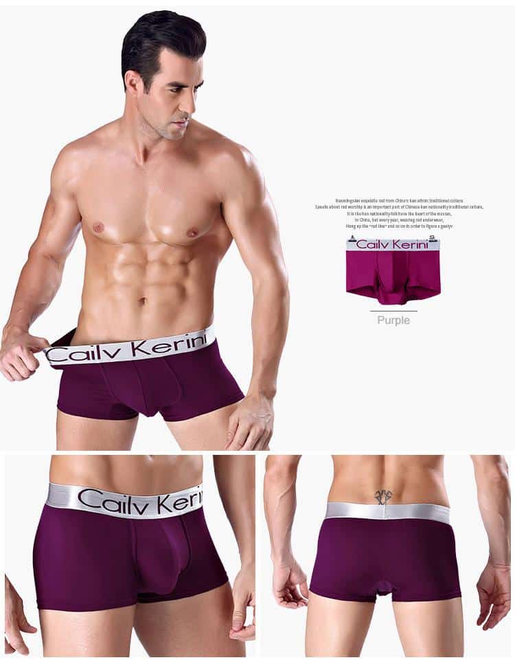 luckymily 2020 New Men's Stretch Cotton Multicolor Boxer Shorts Men's Underwear Breathable Lingerie Men Personality Boxer Tangas